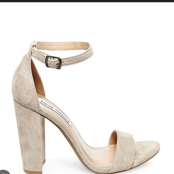 STEVE MADDEN Carrson Taupe High Heels - Picture 7 of 9